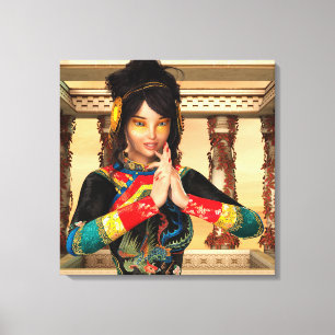 Prinzessin von China Leinwanddruck