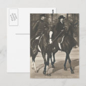 Prinzessin von Deutschland auf Reitsattel #057 Postkarte (Vorne/Hinten)