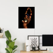 Prinzessin von Mars Fantasy Girl Poster (Heimbüro)