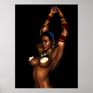 Prinzessin von Mars Fantasy Girl Poster