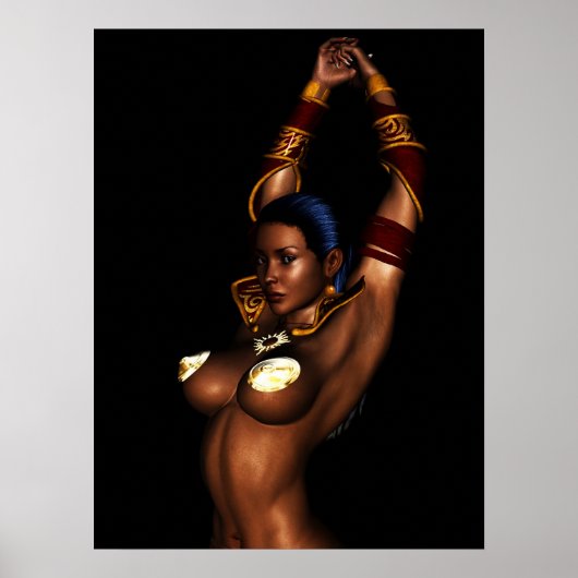 Prinzessin von Mars Fantasy Girl Poster (Vorne)