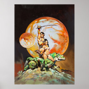Prinzessin von Mars Frank Frazetta Poster