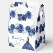 Prinzessin von Navy Blue Dress Quinceanera Vielen Geschenkschachtel (Geöffnet)