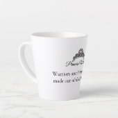 Prinzessin Warrior 12 oz Latte Tasse (Linke Ecke)