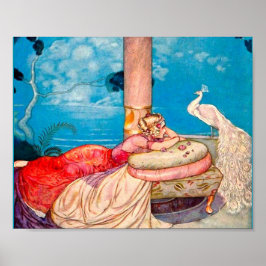 Prinzessin & White Peacock Zauberei Poster