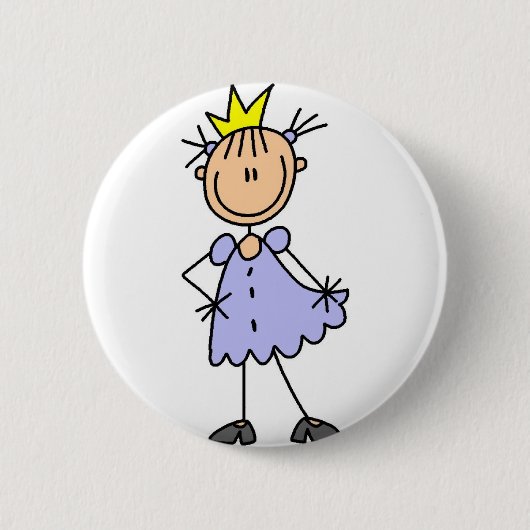 Prinzessin With Crown Button (Vorderseite)