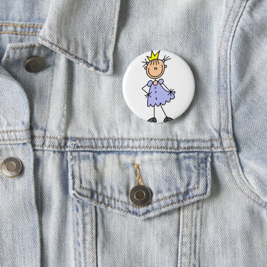 Prinzessin With Crown Button (Beispiel)
