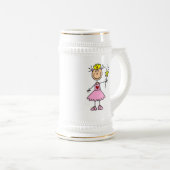 Prinzessin With Wand Bierglas (VorderseiteRechts)