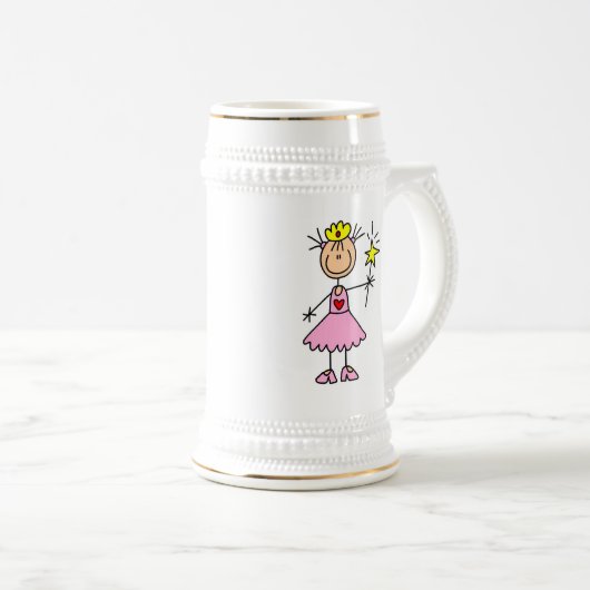 Prinzessin With Wand Bierglas (VorderseiteRechts)