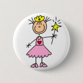 Prinzessin With Wand Button (Vorderseite)