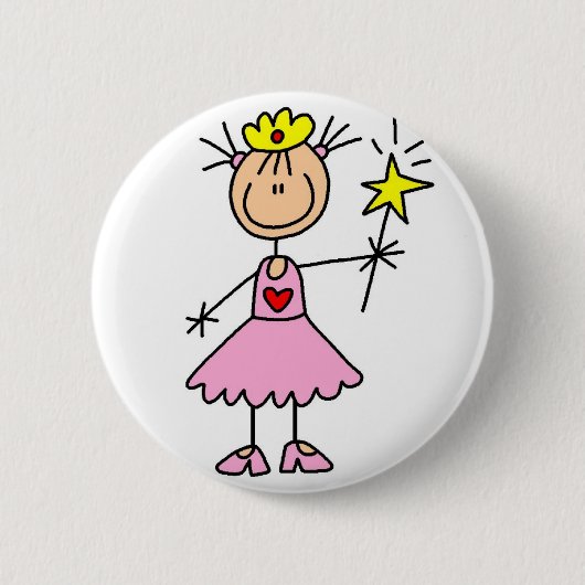 Prinzessin With Wand Button (Vorderseite)