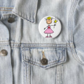 Prinzessin With Wand Button (Beispiel)