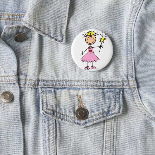 Prinzessin With Wand Button (Beispiel)