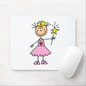 Prinzessin With Wand Mousepad (Mit Mouse)