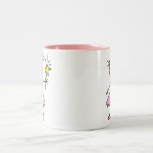 Prinzessin With Wand Zweifarbige Tasse (Mittel)