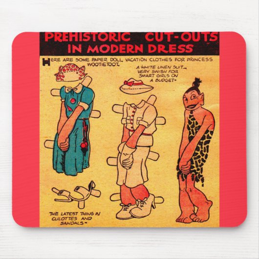 Prinzessin Wootietoot aus dem Comic der 1930er Jah Mousepad (Vorne)