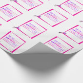 Prinzessin Wortkunst Geschenkpapier (Ecke)