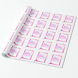 Prinzessin Wortkunst Geschenkpapier