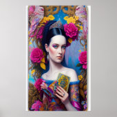 Prinzessin zeigt ihre Handtasche Poster (Vorne)