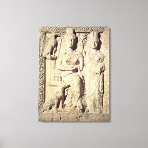 Prinzessin Zenobia und eine weibliche Begleiterin Leinwanddruck