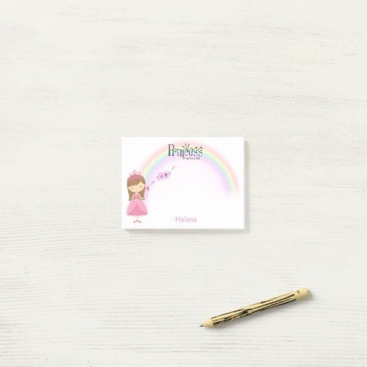 Prinzessin ziemlich viel der post-it klebezettel (Auf Schreibtisch)