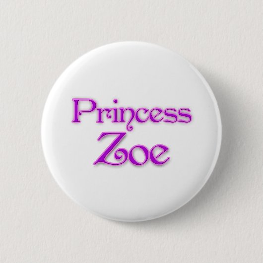 Prinzessin Zoe Button (Vorderseite)