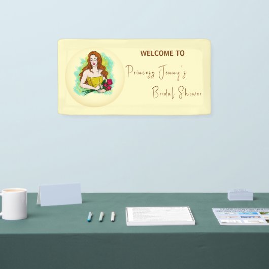 Prinzessin zum Brautparty der Königin Banner (Messe)