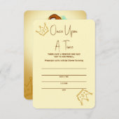 Prinzessin zum Brautparty der Königin RSVP Karte (Vorne/Hinten)