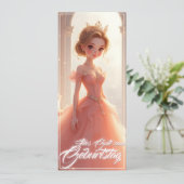 Prinzessin zum Geburtstag im rosa Traumkleid (Stehend Vorderseite)