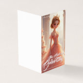 Prinzessin zum Geburtstag im rosa Traumkleid (Vorderseite)