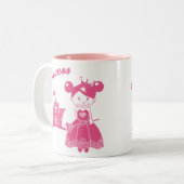 Prinzessin Zweifarbige Tasse (Vorderseite Links)