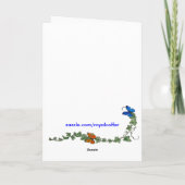 Prinzessingeburtstags-Grußkarte Karte (Rückseite)