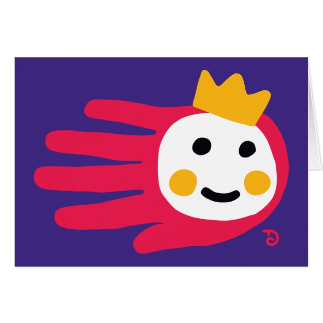 Prinzessinkarte (Vorderseite (Horizontal))