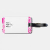 Prinzessinkrone im Pink Gepäckanhänger (Rückseite horizontal)