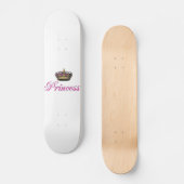 Prinzessinkrone im Pink Skateboard (Vorderseite)