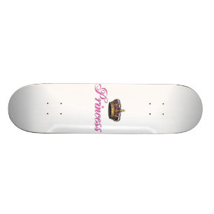 Prinzessinkrone im Pink Skateboard