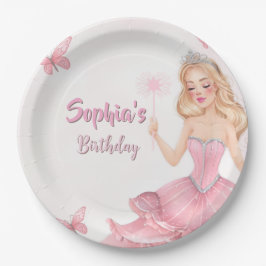 Prinzessinnen Geburtstag Pappteller