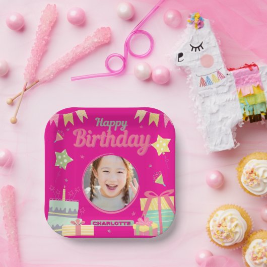 Prinzessinnen-Geburtstag Pappteller (Party)