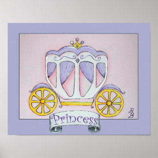 Prinzessinnen-Kutsche Poster