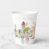 Prinzessinnen, Ritter & Dragons Fairy Tale zum Geb Pappbecher (Rückseite)