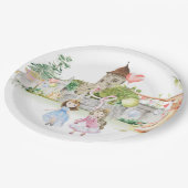 Prinzessinnen, Ritter & Dragons Fairy Tale zum Geb Pappteller (Schrägansicht)