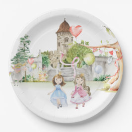 Prinzessinnen, Ritter & Dragons Fairy Tale zum Geb Pappteller