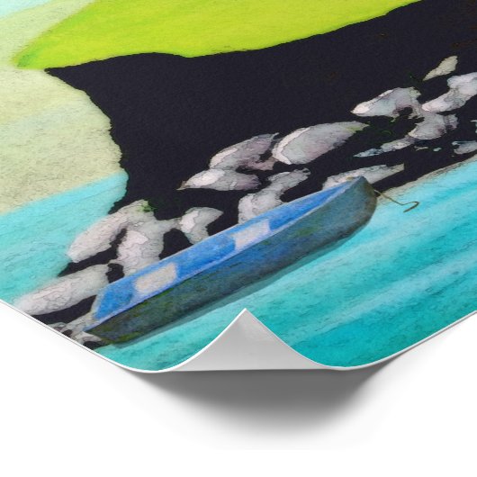 Prinzessinnen und Burg Poster (Ecke)