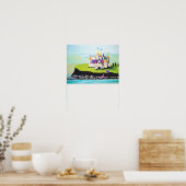 Prinzessinnen und Burg Poster (Küche)