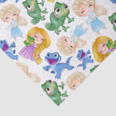 Prinzessinnen und Haustiere Seidenpapier (Detail)