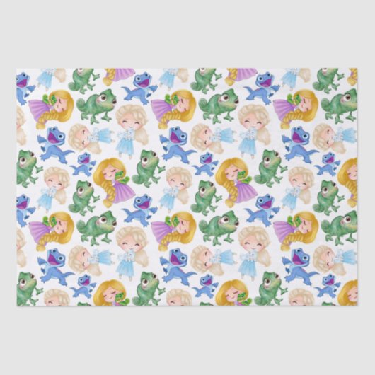 Prinzessinnen und Haustiere Seidenpapier (Vorderseite)