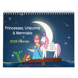 Prinzessinnen, Unicorns & Mermaids 2025 Kalender