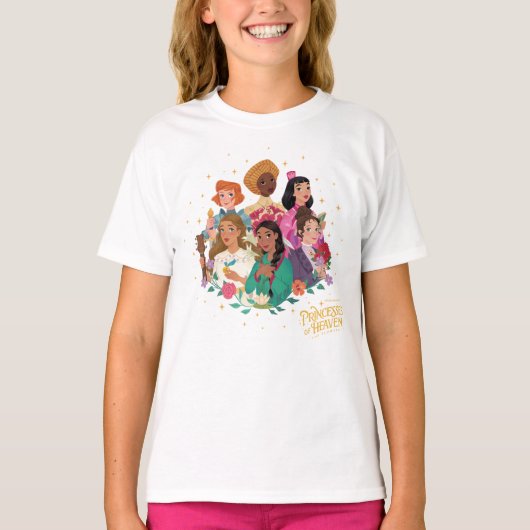 Prinzessinnen von Heaven™ The Blume Girls T - Shir T-Shirt (Vorderseite)