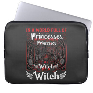 Prinzessinnen werden Hexen Halloween Schloss Kesse Laptopschutzhülle