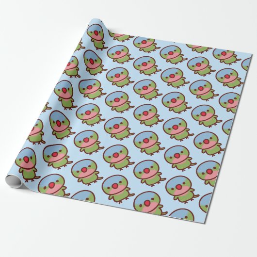 Prinzessinnenpapagei Geschenkpapier (Ungerollt)